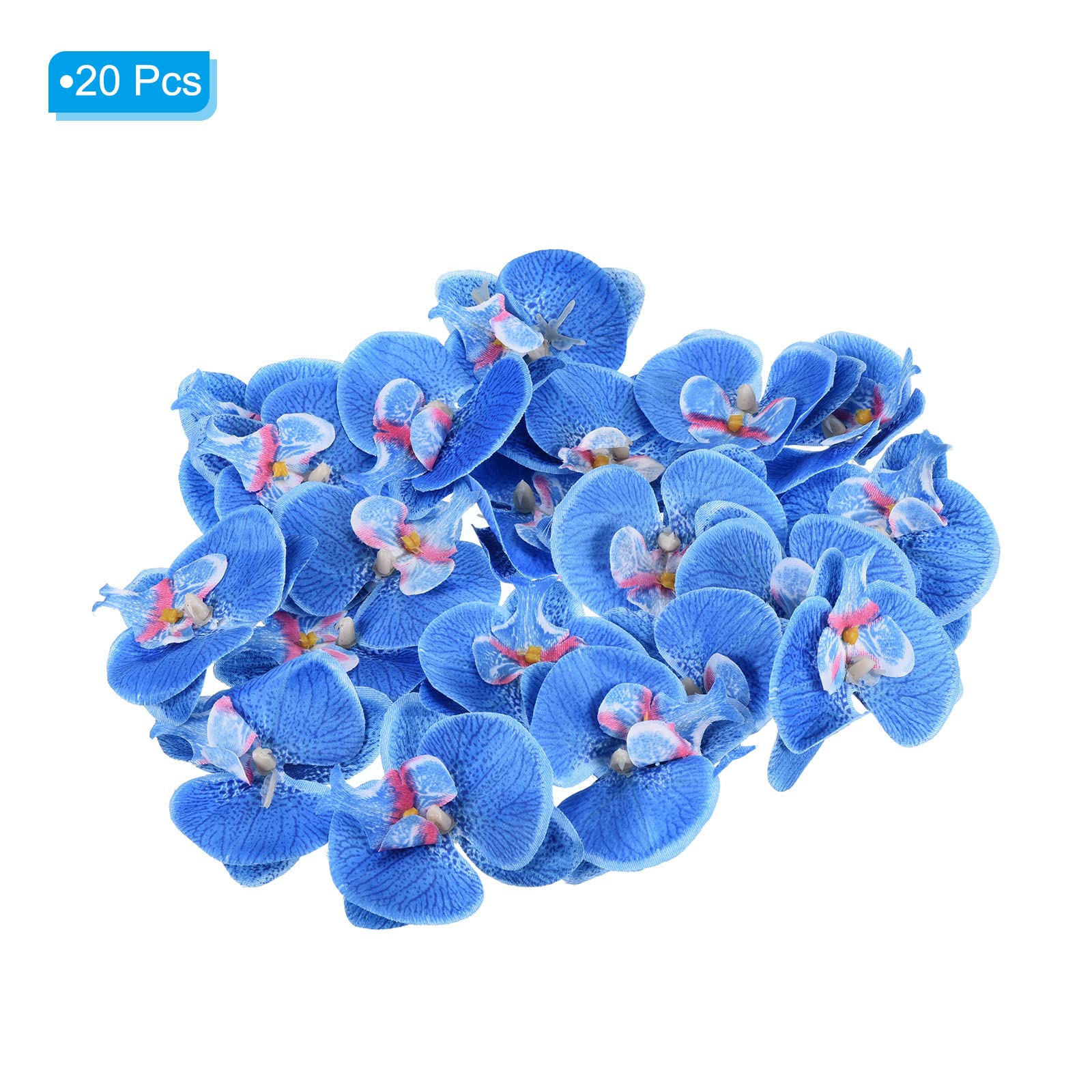 PATIKIL 7cm/2.8" Artificial Orchid Flower Heads - Image 3