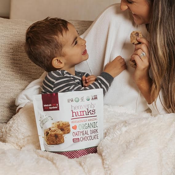 Heavenly Hunks Organic Oatmeal Dark Chocolate Chip - 22oz Bag