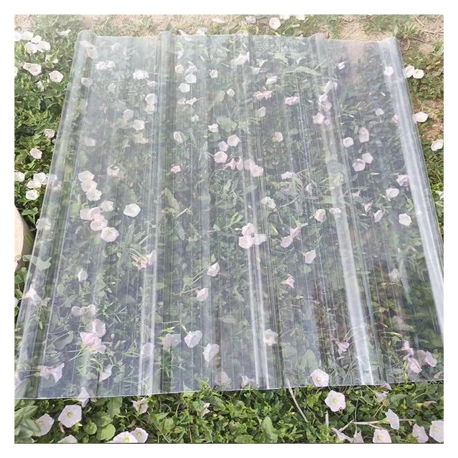 Plaques Ondulées Polycarbonate 0.9x1.5m Panneaux FRP pour Abri