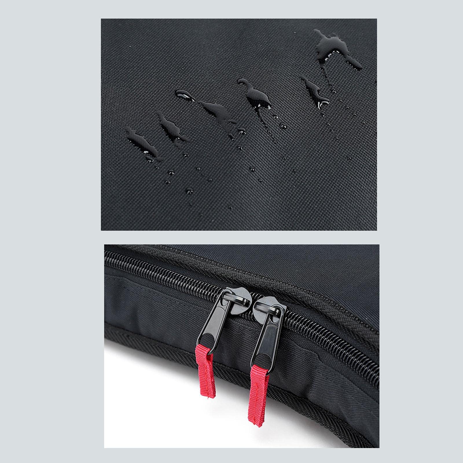 Étui pour Guitare électrique, Housse de Transport, Sac Rembourré Souple, GRISE