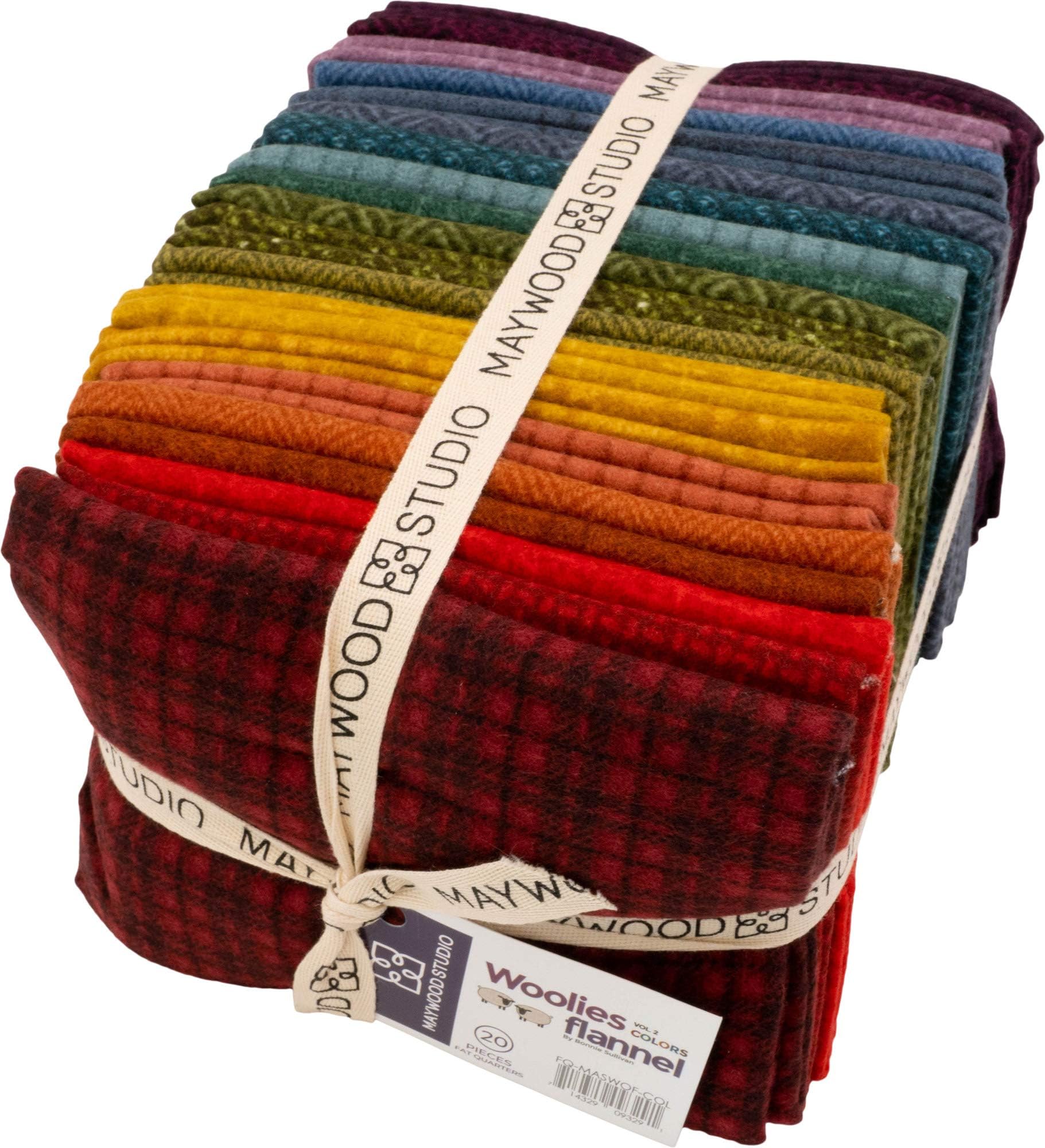 Flannel Fabric Fat Quarter Bundle - Playtime Dots And Checks