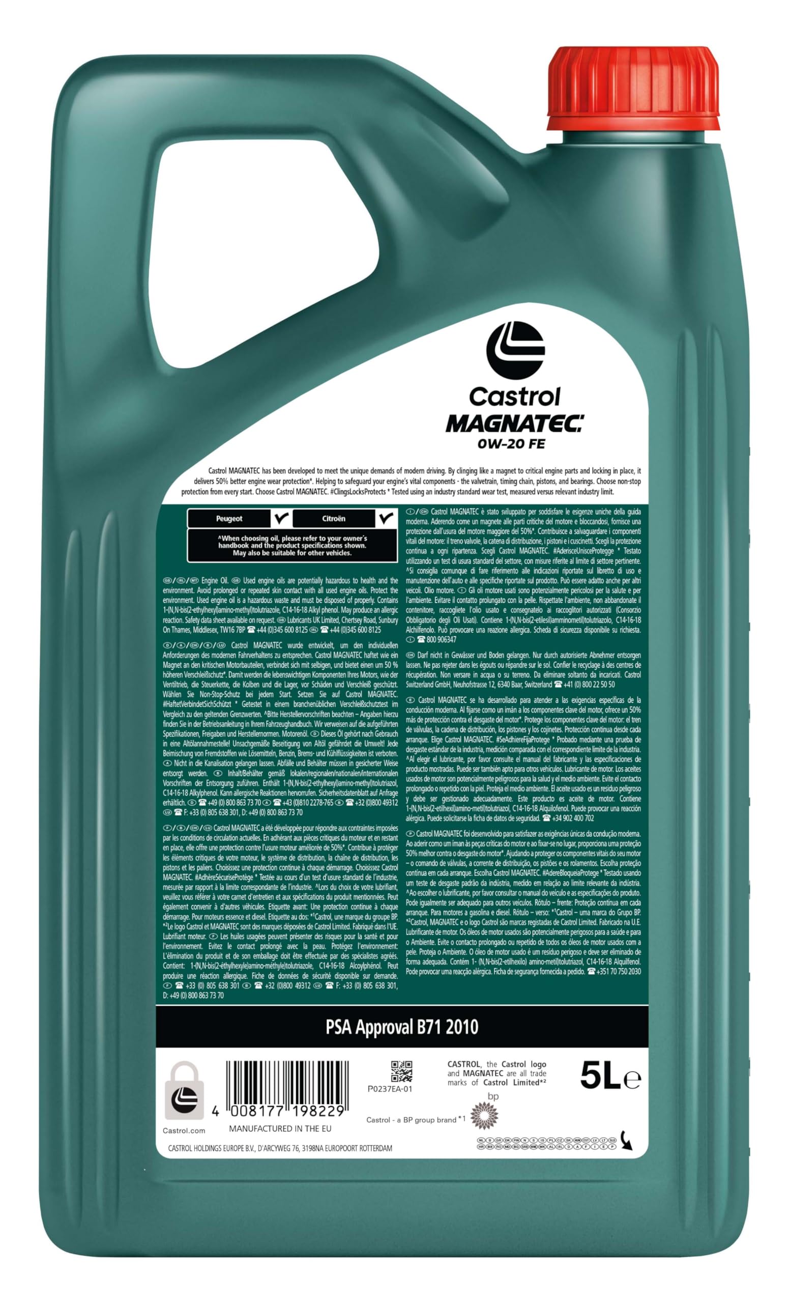 Castrol Magnatec 0W-20 FE 5L