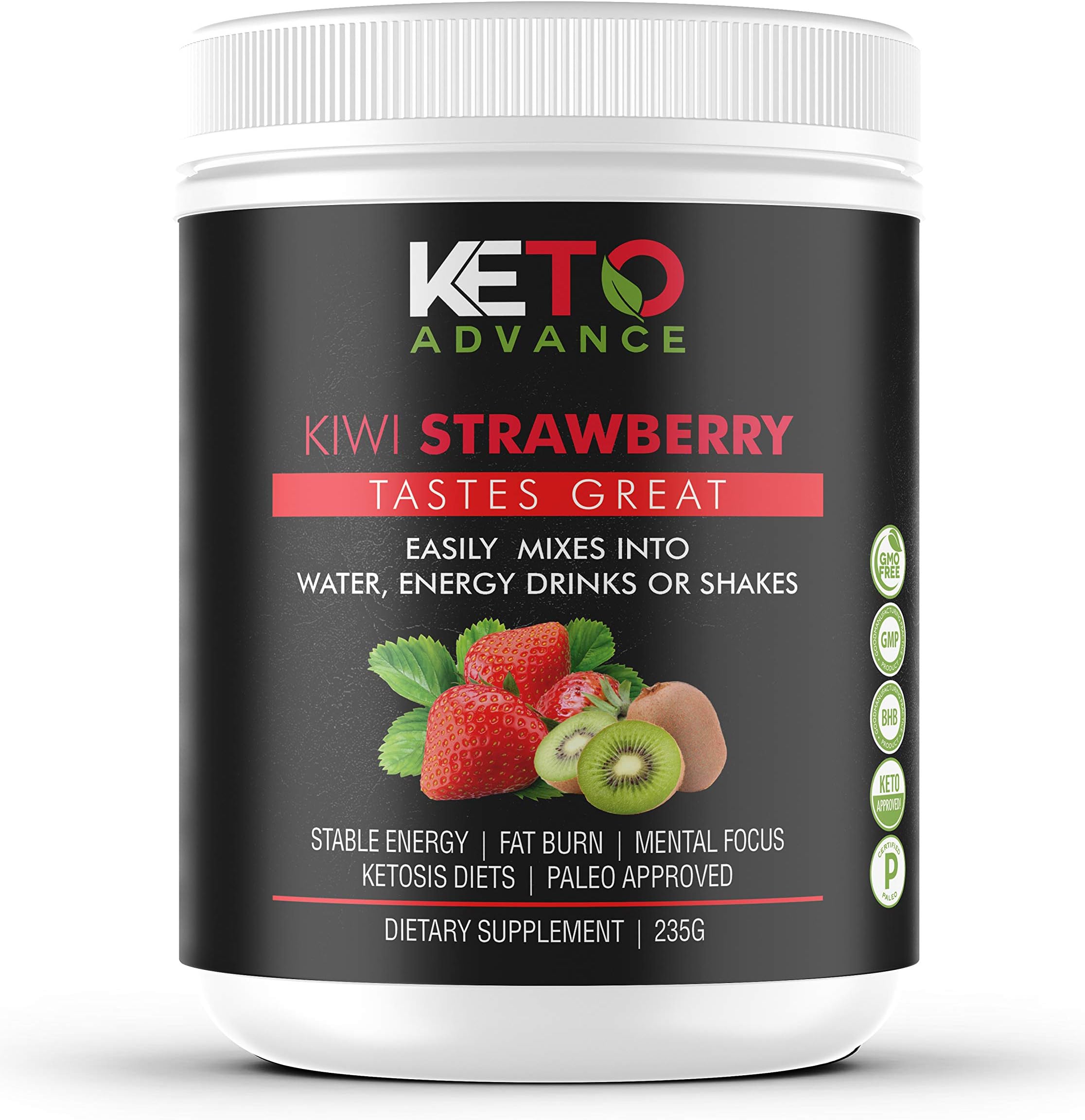 Keto Advance BHB Salts - Exogenous Ketone Supplement - Burn Fat Instead of Carbs - Ketogenic Supplement - Get into Ketosis Fast!