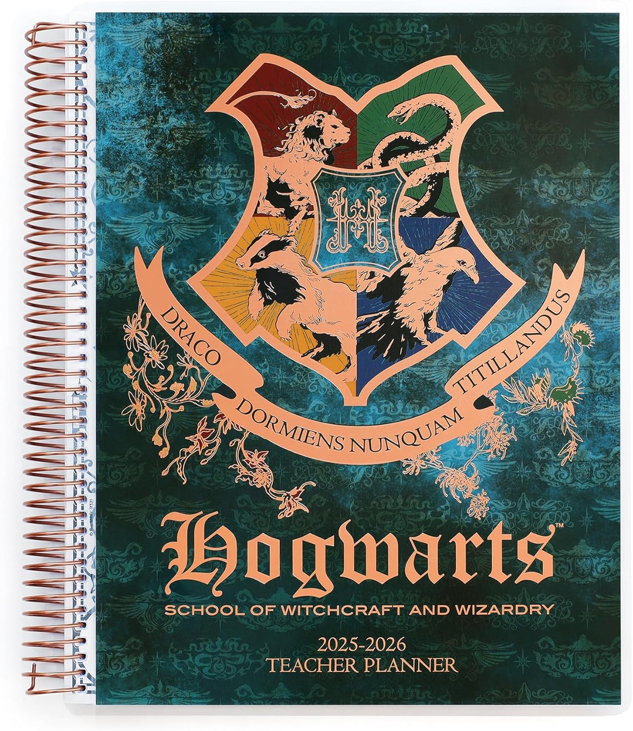 ConQuest Journals 2025-2026 Harry Potter Hogwarts Teacher Planner, July-June Academic Organizer, Monthly & Weekly Calendars, Checklists, Contacts & Student Lists, 11.25'' x 9.5'', Officially Licensed