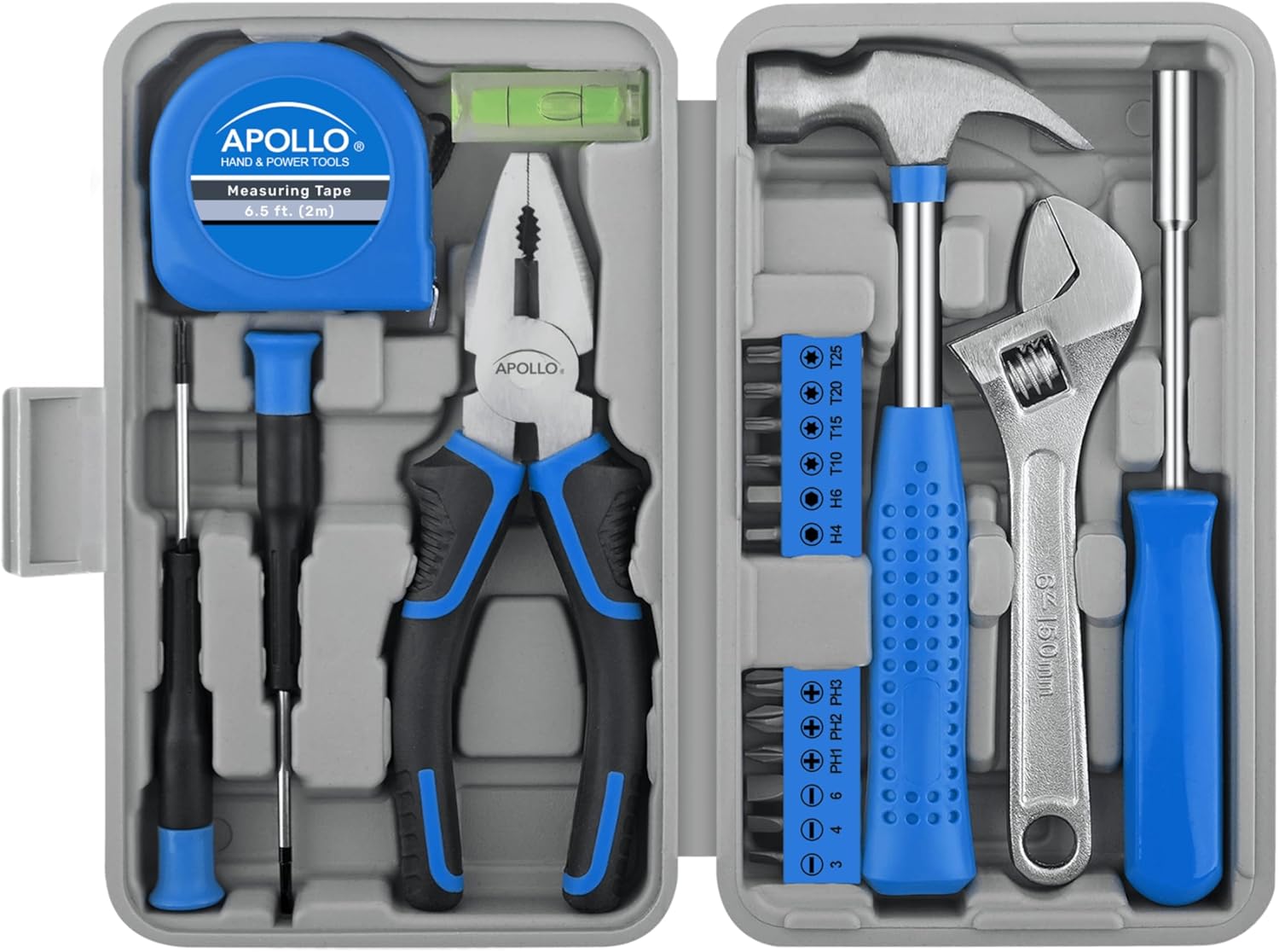 Kit de Herramientas Apollo Tools 20 Piezas Compacto DT1031