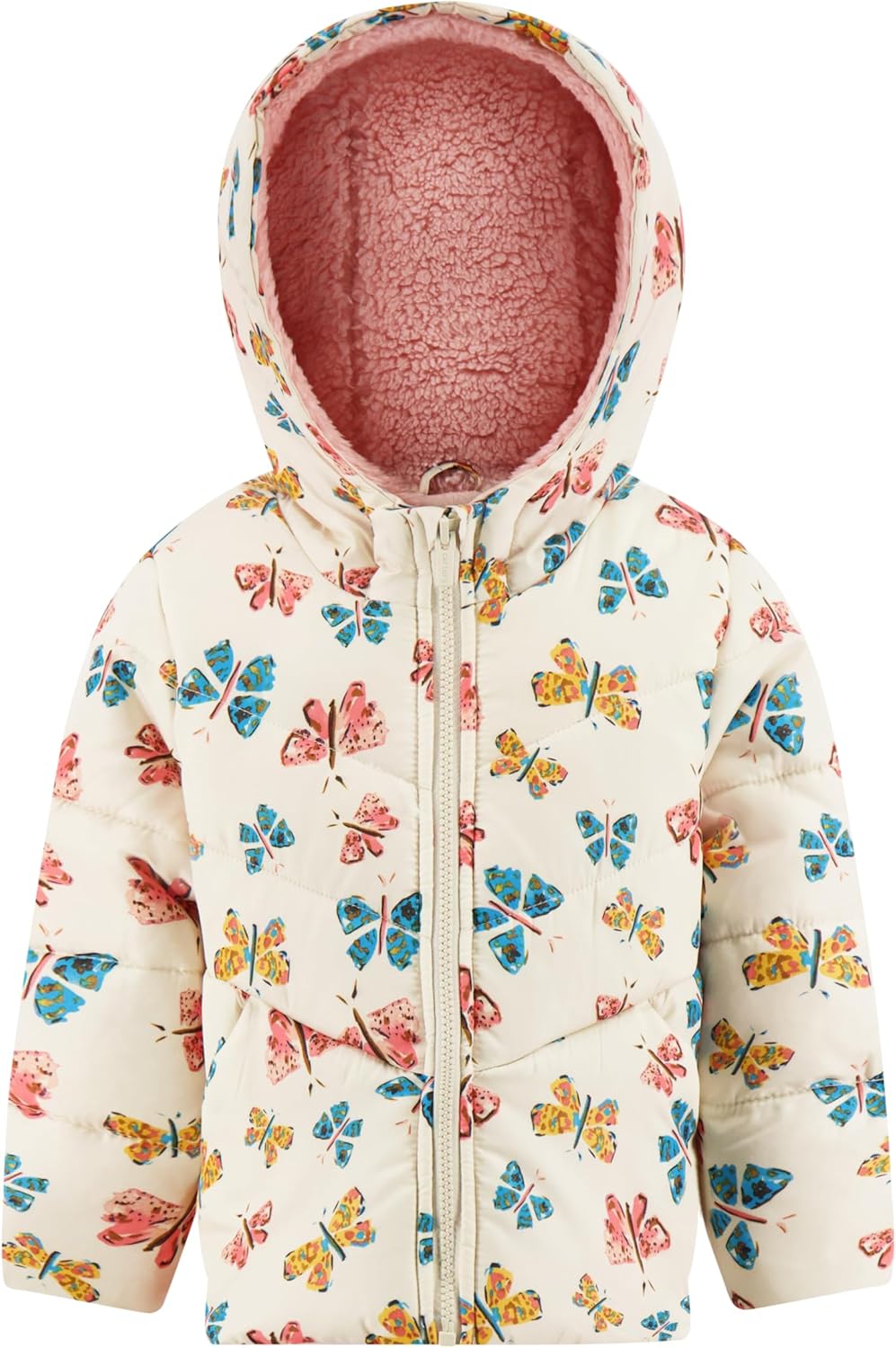 Carter's Girls' Heavyweight 2-Piece Skisuit Snowsuit Set - Snow Bib and Hooded Jacket