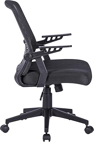 Miniatura 6 de Techni Mobili, Silla ergonómica negra de malla de oficina