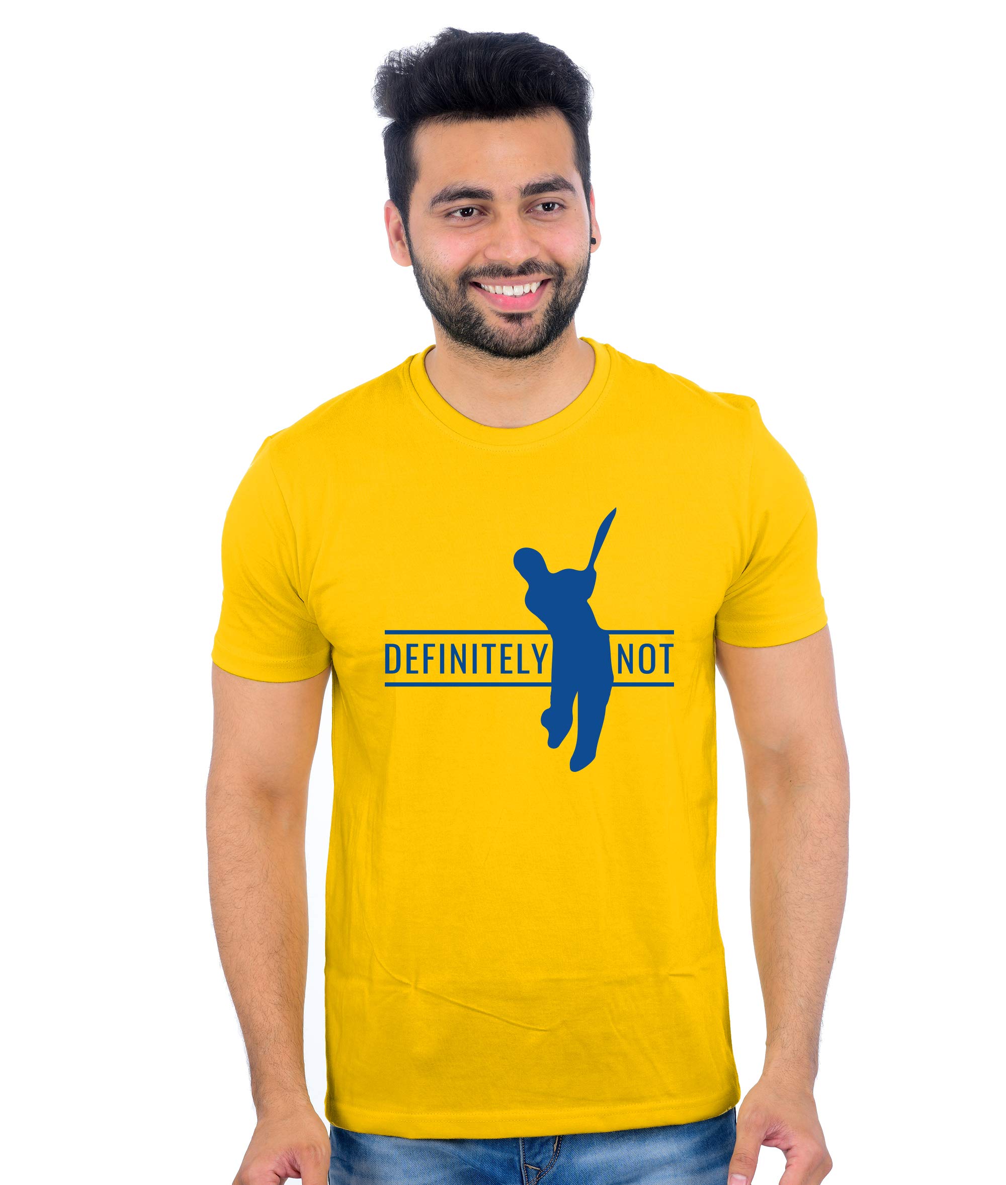 House Of Tees100% Cotton Quality Definitely Not Printed Round Neck T-Shirt for: Men