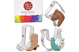 Premium Western/Horse Cookie Cutter Set: Capture the Spirit of the Wild West