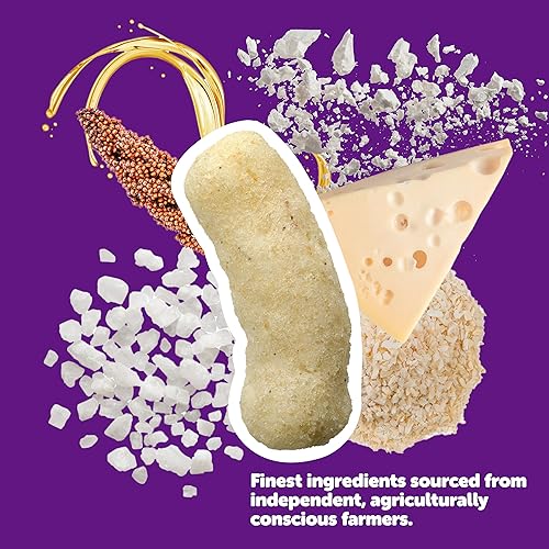 Miniatura 4 de Vegan Rob's Cheddar Puffs Sabrosos bocados de queso vegano horneados  Snacks saludables a base de plantas para niños y adultos  Sin lácteos y sin