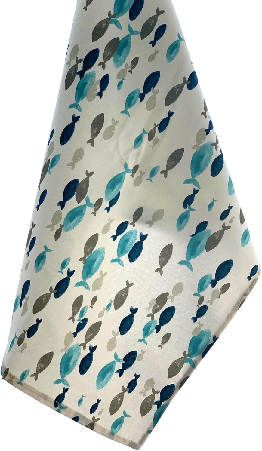 100% Cotton Hand Towel- Kitchen Dish Towel- Tea Towel - Flour Sack Towel (100% Cotton- Fish (6))