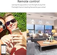 Vista 8 de Tira de alimentación inteligente WiFi con protector de sobretensiones, cable de extensión compatible con Alexa Google Assistant, 4 salidas de CA, 4