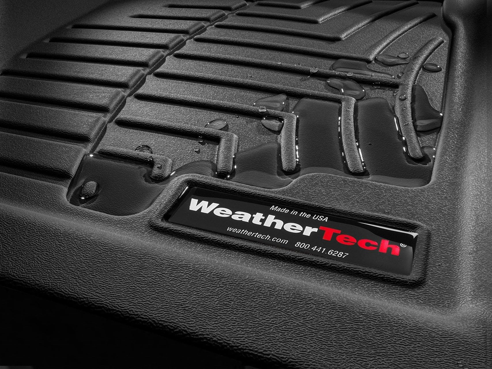 WeatherTechCustom Fit FloorLiners for Ram Truck 1500, Ram 1500-1st & 2nd Row (4418771-4414282), Black