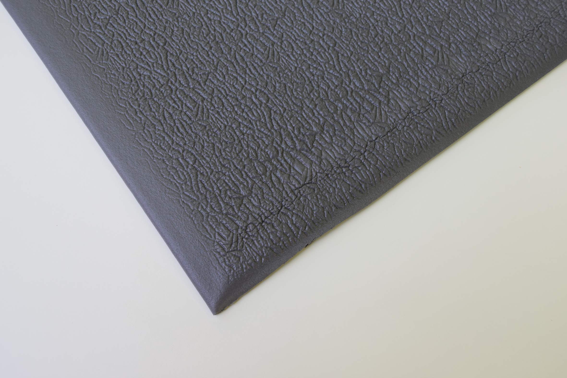 SOFT STEP | Anti-Ermüdungsmatte | PROFI Basic-Arbeitsplatzmatte | 100% Vinylschaum | Texturiert 10mm hoch (90cm x 180cm, Schwarz)