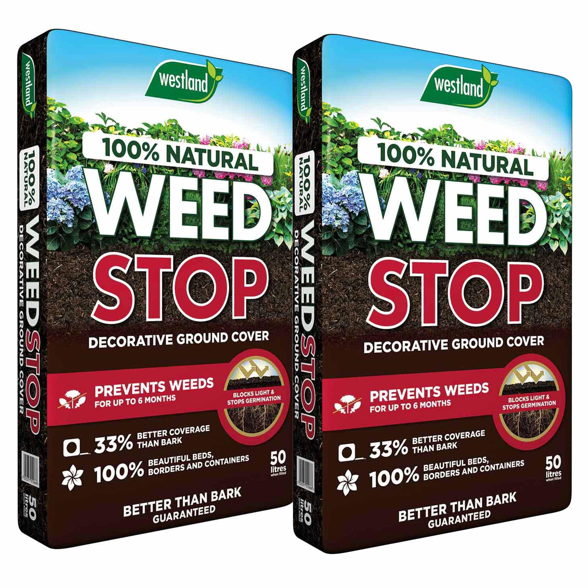 Westland Weed Stop Decorative Ground Cover 50L x 2