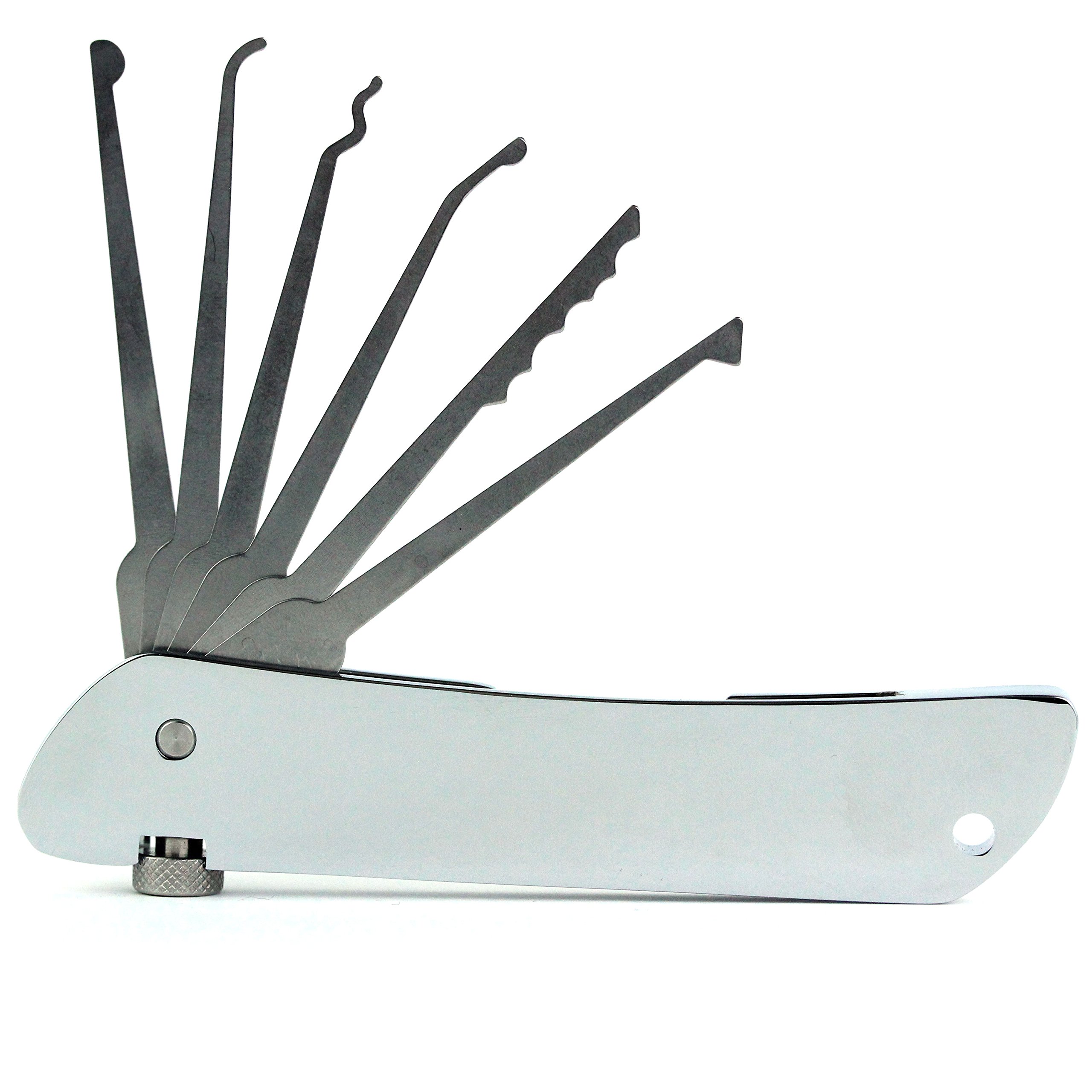 Lockpick Amazon Portable Door Lock Car Door Unlocking Kit, Lock Picking Kit, Stainless ...