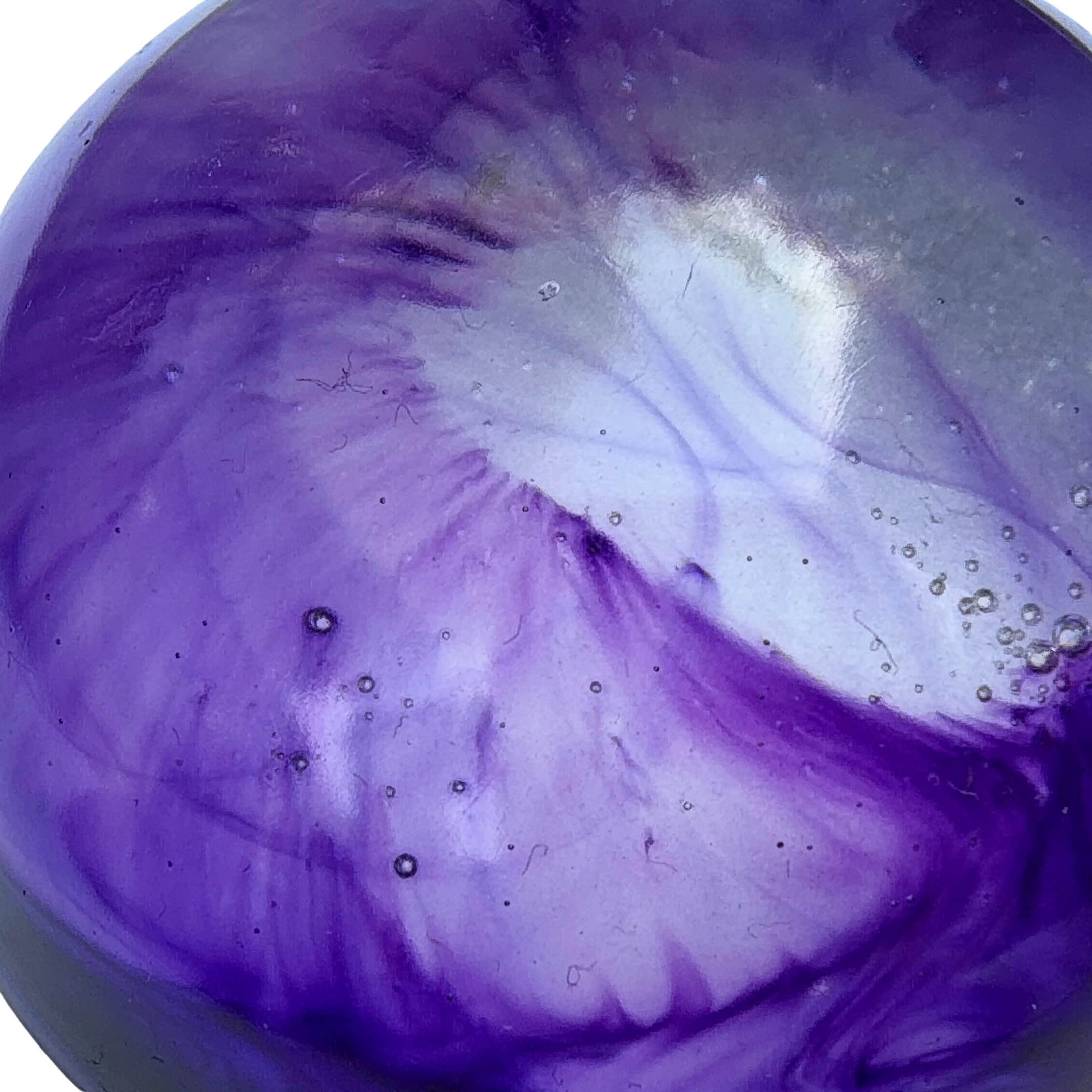 Juego de tres plantas de aire de medusas de cristal púrpura epoxi tillandsia plantas aéreas.