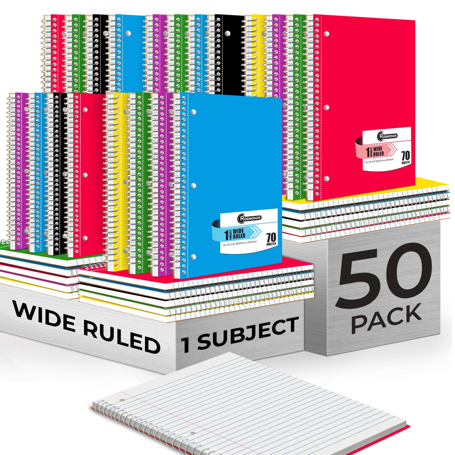 Rosmonde 50 Pack, 1 Subject
