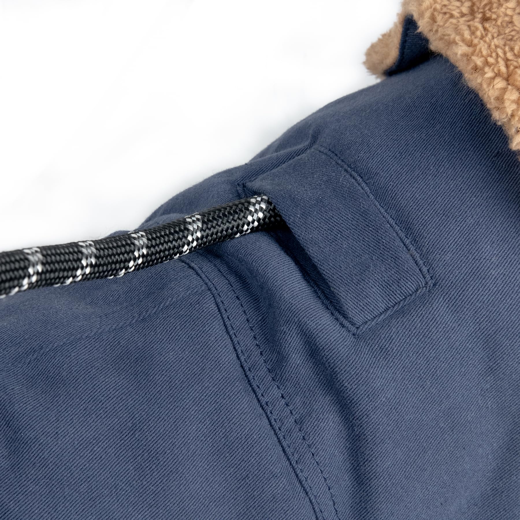 Sedona Dawn Hunde-Winterjacke für mittelgroße und große Hunde, Hunde-Wintermantel, warmes Sherpa-Fleece gefüttert, Segeltuch, Hundemantel für kaltes Wetter, Baumwolle,