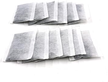 12 Pack Activated Charcoal Distiller Filters -Coconut Shell Activated Carbon Filter Sachets -Compatible with Megahome and Other Countertop Distillers