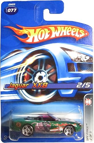 Hot Wheels 2006 - Jaguar XK8 - Spy Force 2 de 5 - Coleccionista Nº 077