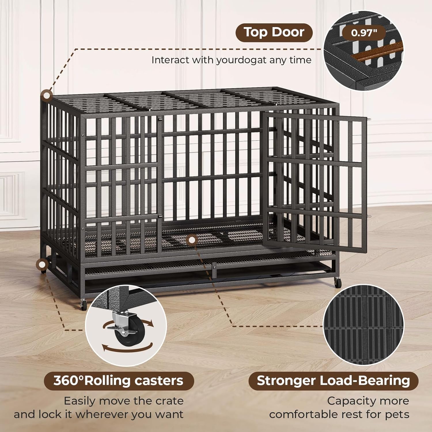 Ultimate Escape-Proof Comfort: Review of the Heavy Duty Indestructible Dog Crate