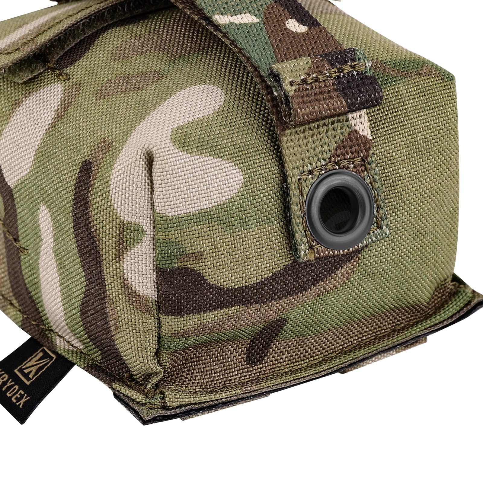 KRYDEX GEAR Tactical Single Frag Grenade Pouch, MOLLE Small Handy EDC Glove Pouch, Mc - Image 4