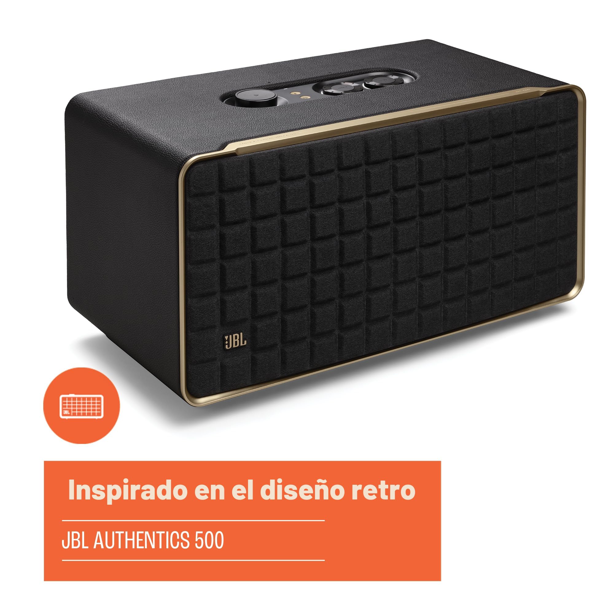 Amazon.com: JBL Authentics 500 - Altavoz de estilo retro para el