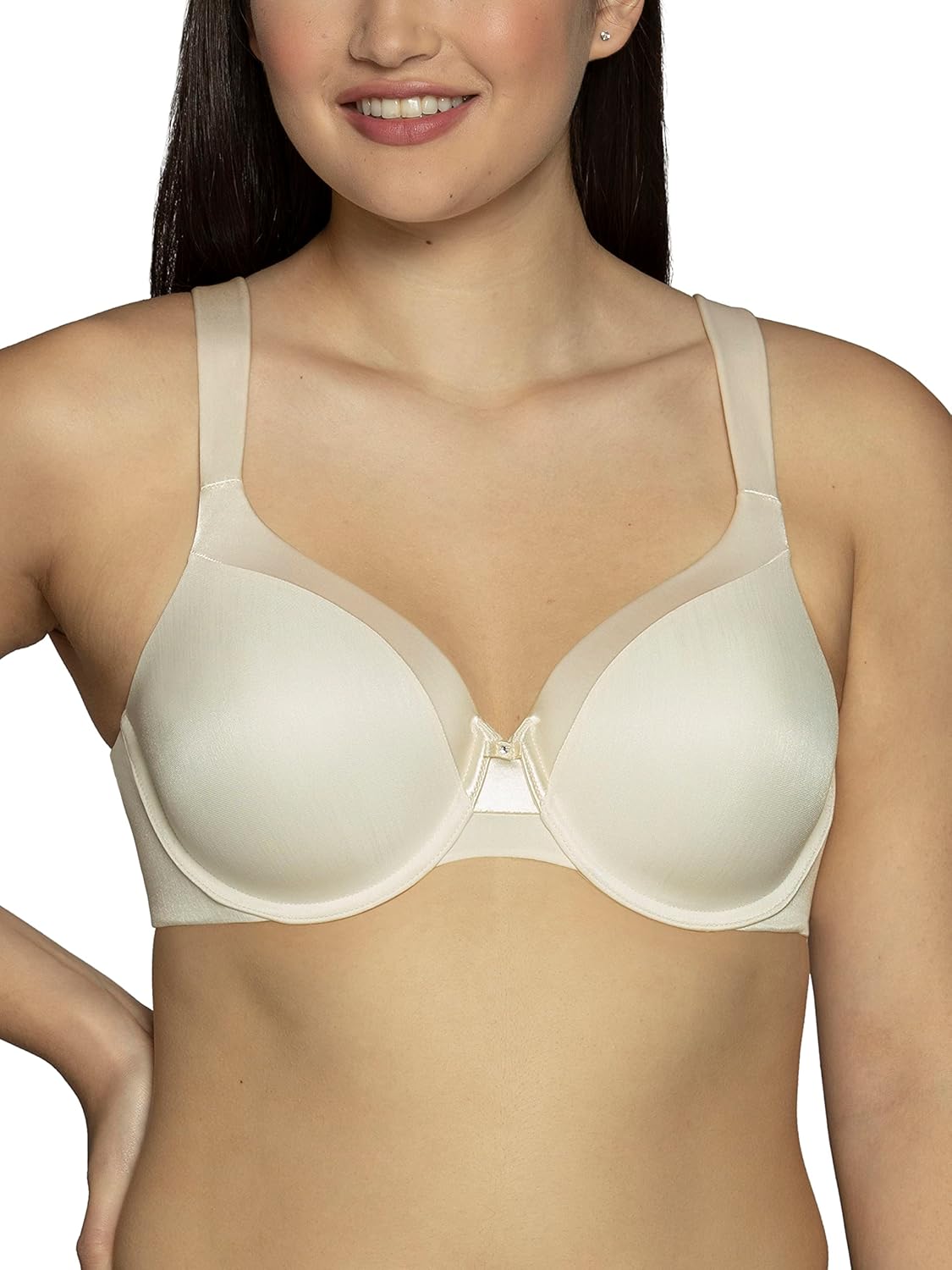 Vanity Fair Women's Illumination Full Figure Zoned-In Support Bra (36C-44D) 42D Underwire - Sweet Cream