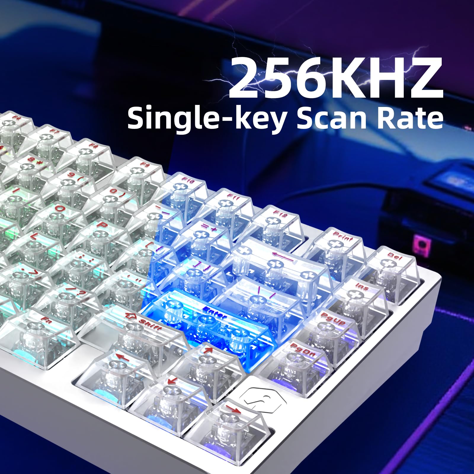 Amazon.com: IROK MG75MAX 81 Keys Wired Magnetic Switch Keyboard