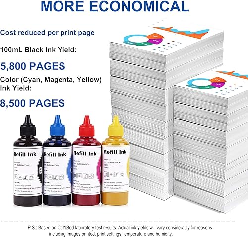 Miniatura 10 de Tinta de sublimación de tinta de transferencia de calor Impresora de inyección de tinta Cartucho de tinta recargable Ciss para C88 C88+WF-7710