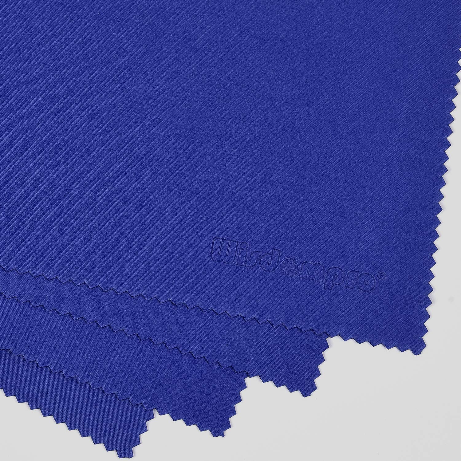 Wisdompro Panni In Microfibra 4 Pezzi 40,6 X 40,6 Cm Per La Pulizia Di Fotocamera Con Lente Ottica, Vetro, Schermi E Occhiali (16X16 Pollici Blu)