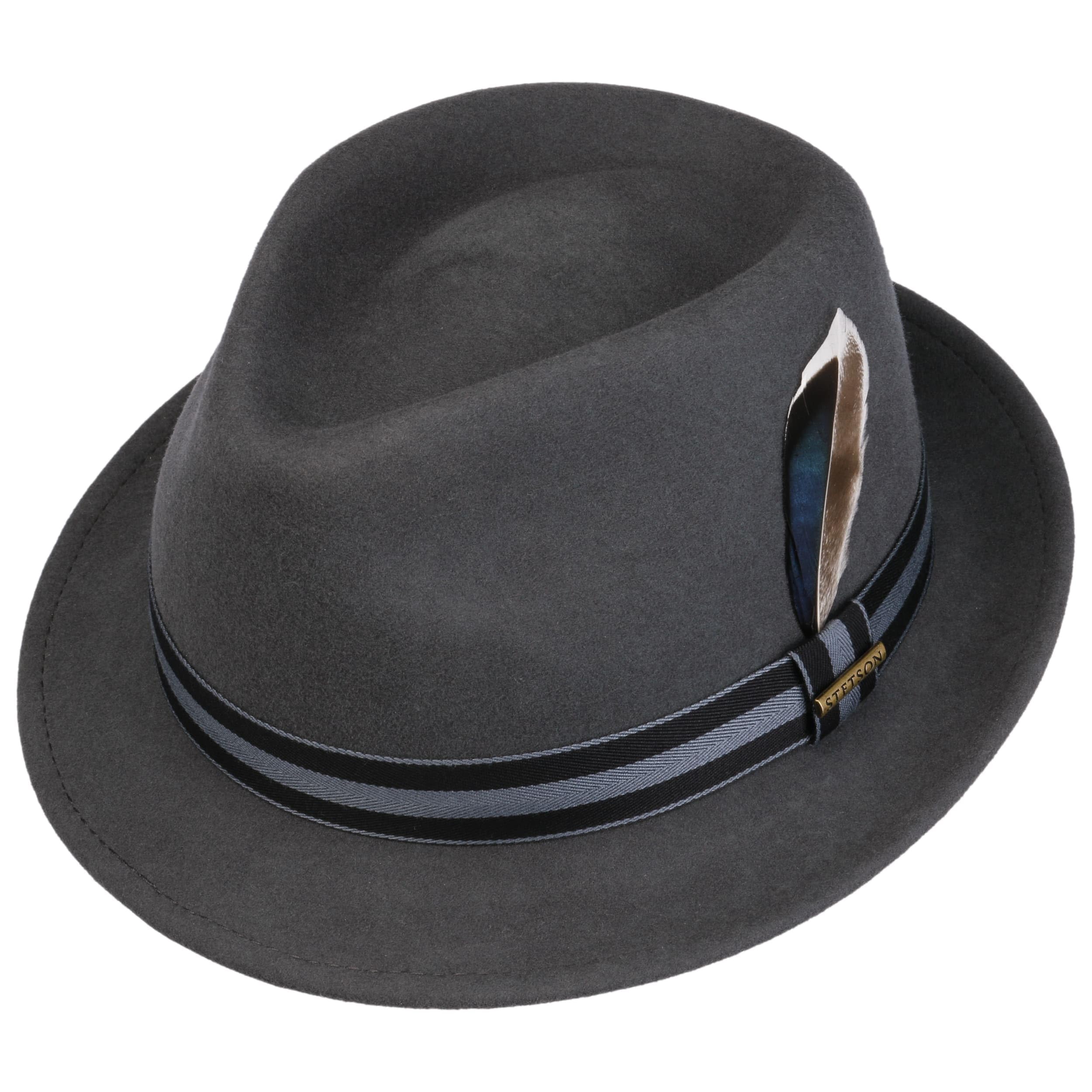 Stetson Chapeau en Laine Galento Trilby Homme - Feutre de Automne-Hiver Hiver