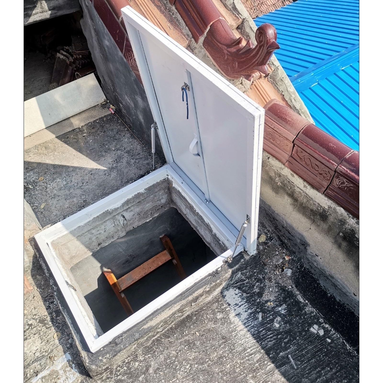 Cubiertas de pozo de ventana grandes impermeables y antideslizantes para trampilla
