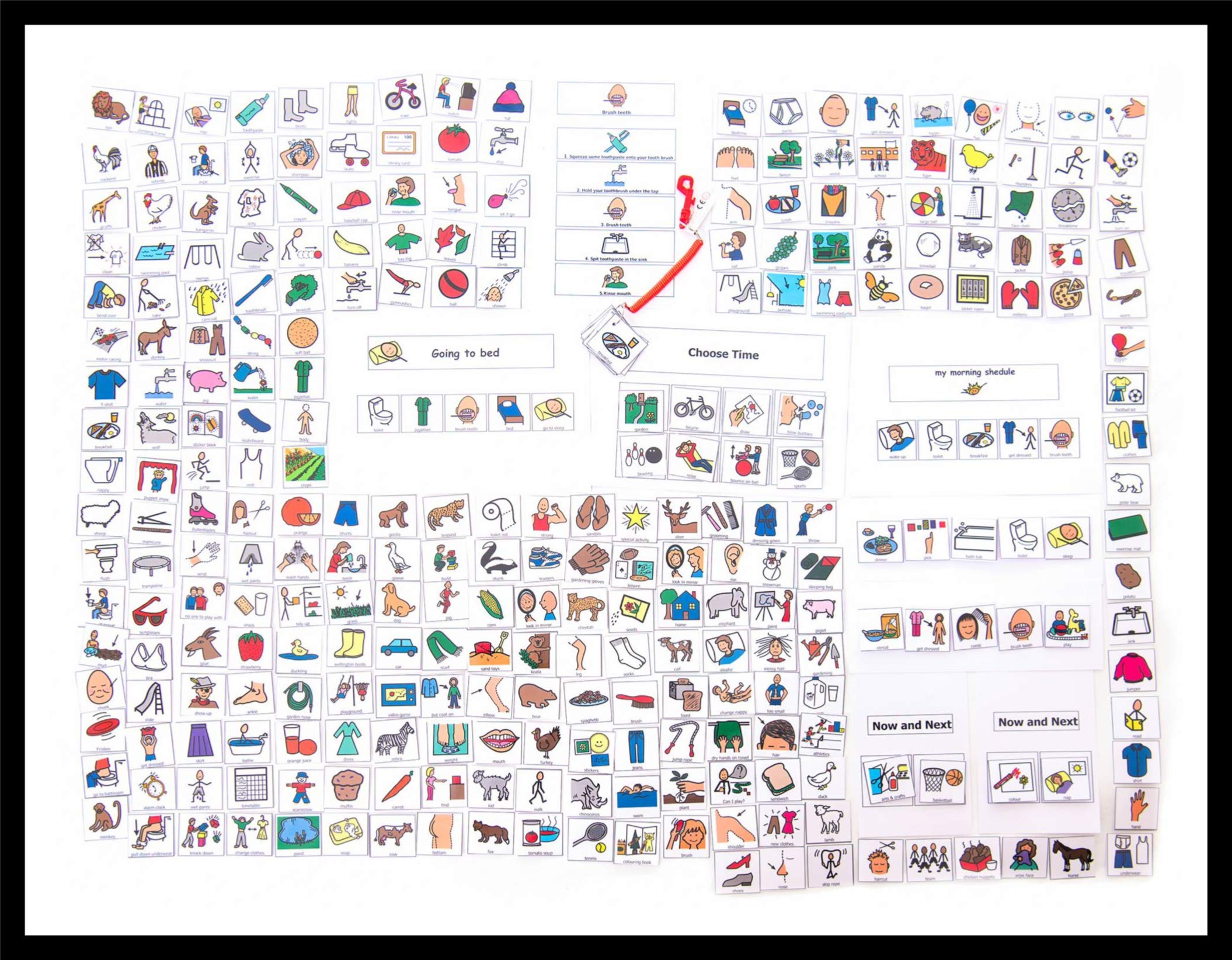 Buy 300+ PECS Symbols and Keyring all professionally printed and ...