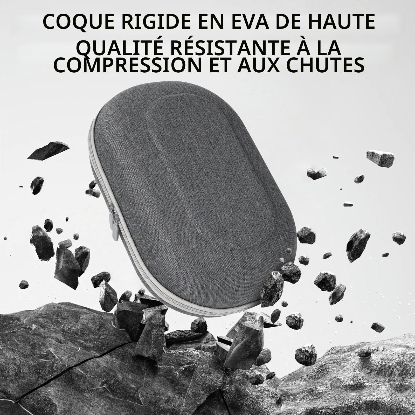 Étui de Transport Olycism Compatible avec Meta Quest 3S, Sac de Voyage Eva pour Oculus Quest 3S, étui de Protection étanche et Antichoc pour Quest 3S, Sac à Main pour Voyage et Rangement à Domicile