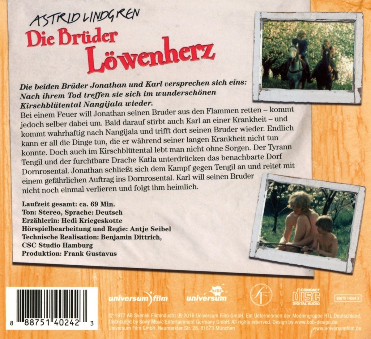 Die Brüder Löwenherz – das Hörspiel zum Film