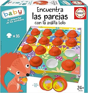 Comprar Educa - Encuentra Las Parejas con la Ardilla Lolo | Juego Educativo con 4 dinámicas para Encontrar Las Parejas para estimular la percepción Visual, atención y Memoria y Desarrollo cognitivo (19712). The Forest Stewardship Council