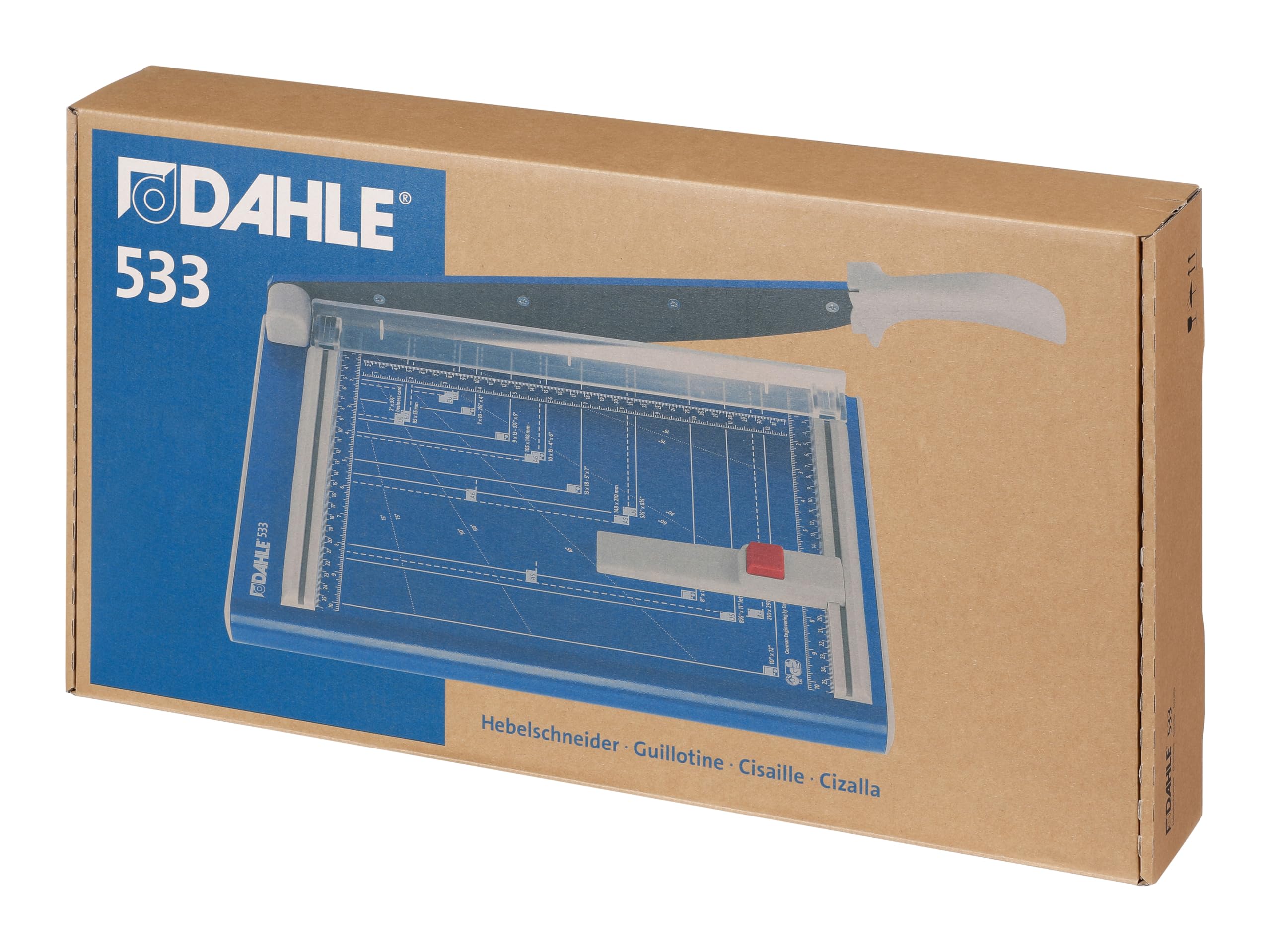 Dahle 533 Schneidemaschine DIN A4 15 Blatt Schneidleistung blau