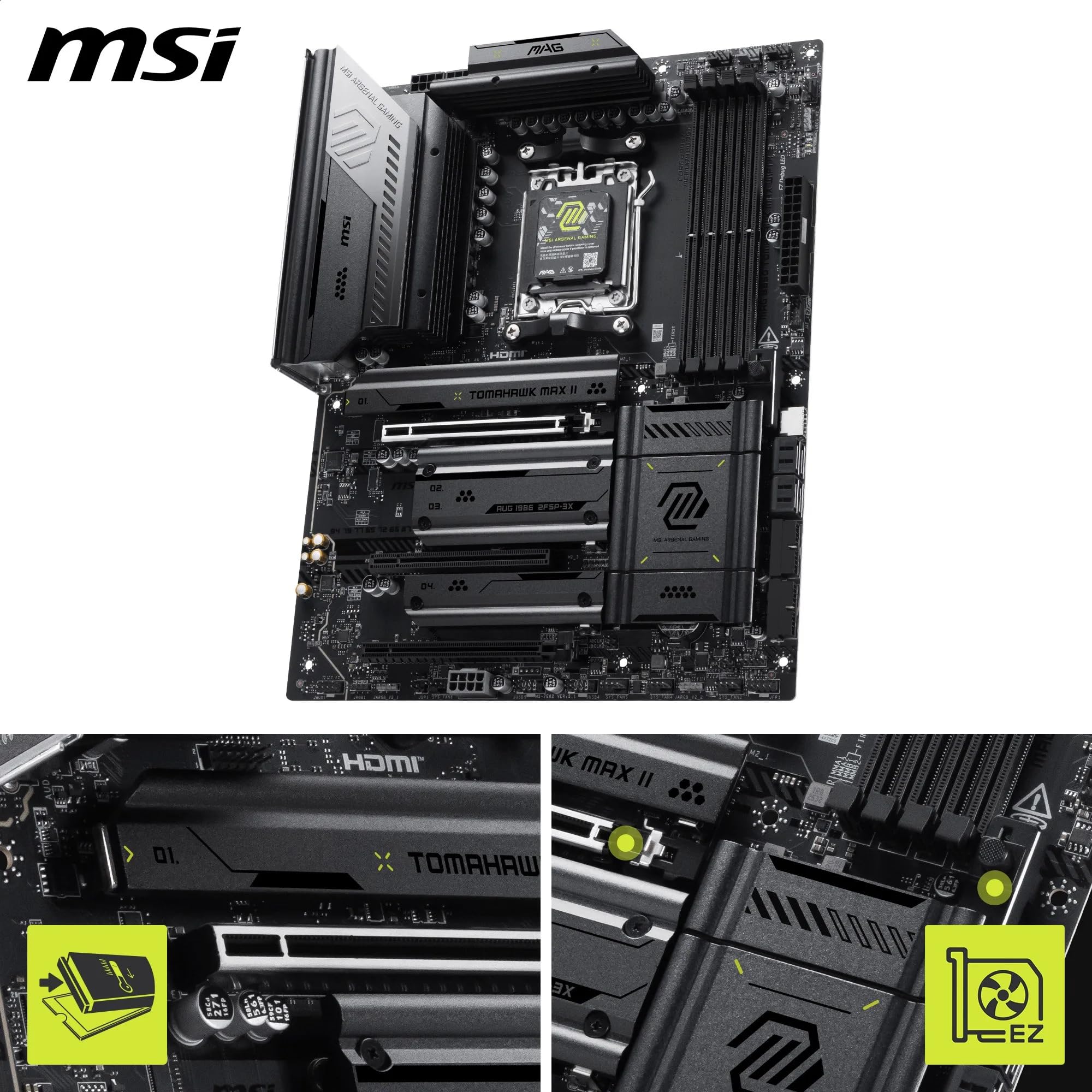 Amazon | MSI MAG B850 TOMAHAWK MAX WIFI II ATXマザーボード MB6981