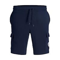 JACK & JONES Jpstgordon Alliance Sweat Shorts, Blazer Blu Marine