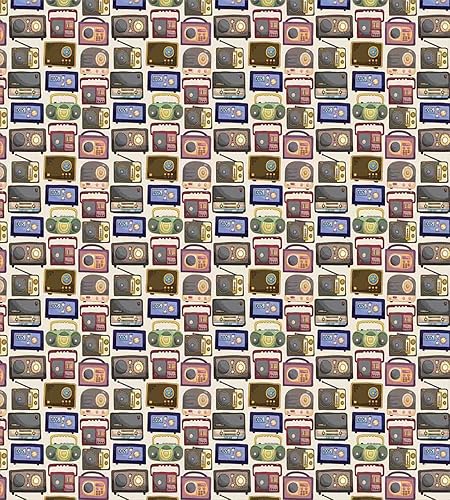 Miniatura 6 de Ambesonne Juego de funda de edredón de pingüino, patrón de cuadros de color arcoíris con personaje de dibujos animados de animales árticos, juego de