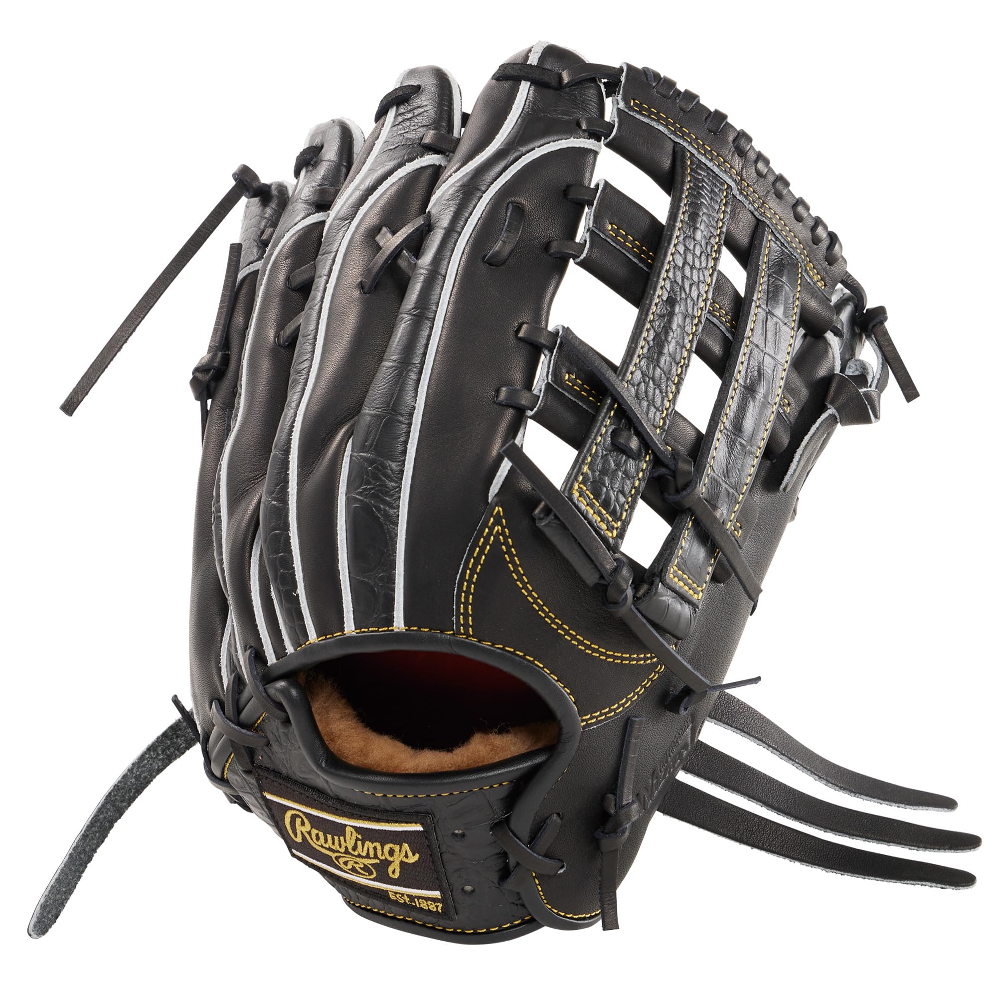 新品　硬式　ローリングス 　EM B87MG ブラック/クロコ 硬式 PRO PREFERRED Wizard #02 Embossed [投手用] サイズ 11.5