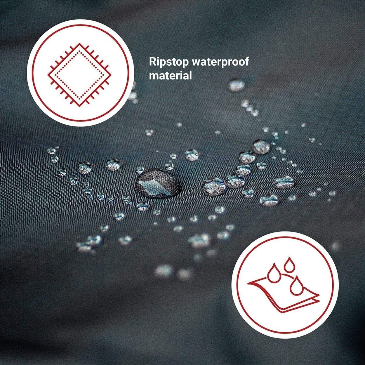 para AAA Funda Tractor Cortacésped, Cubierta Impermeable | Tejido Oxford Impermeable Robusto, Protección Exterior Lluvia, Funda Tractor Cortacésped Alta Resistencia Anti UV Para Jardín