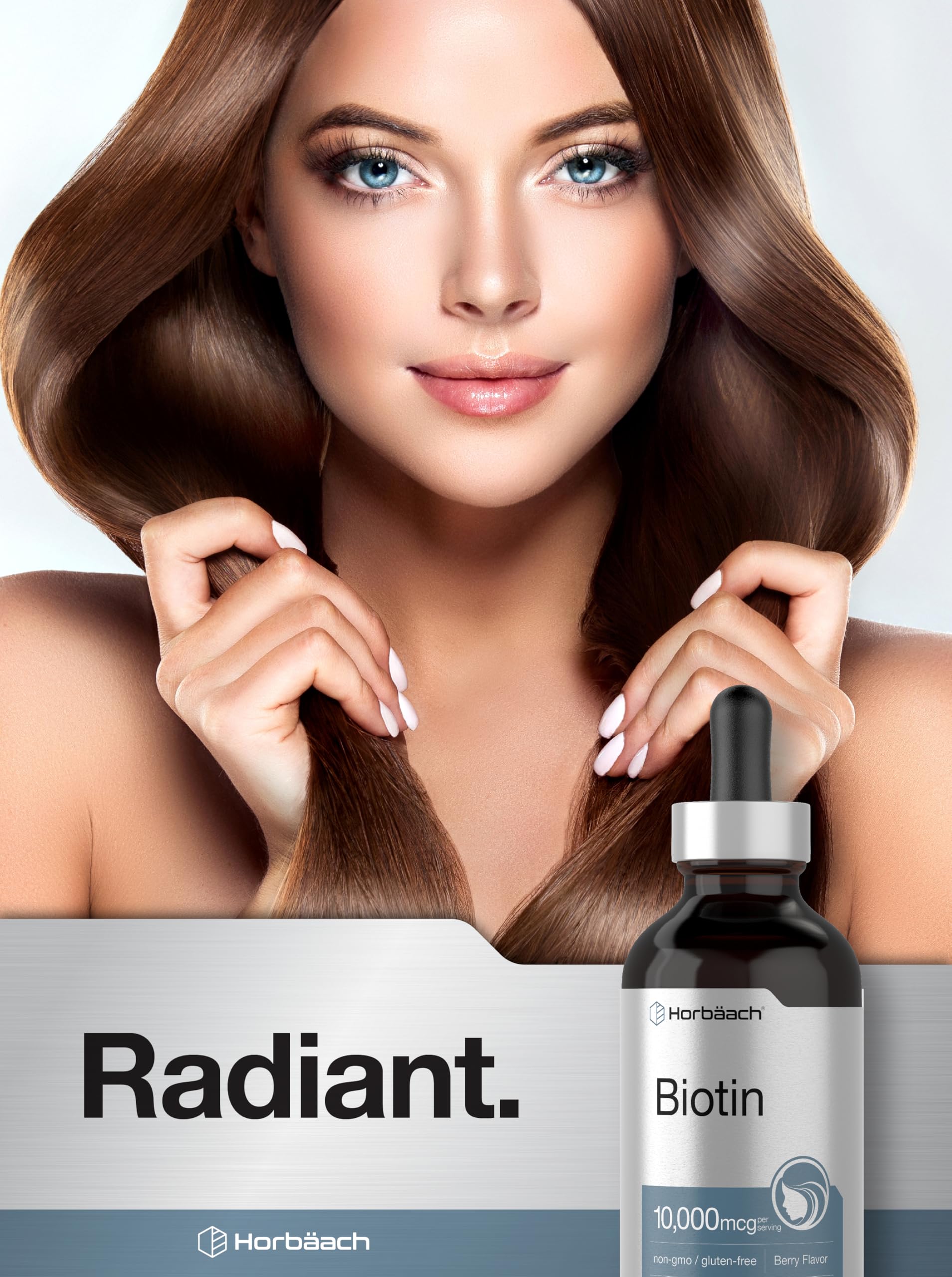 Amazon.com: Horbäach Biotin Liquid Drops 10000mcg | 4 fl oz