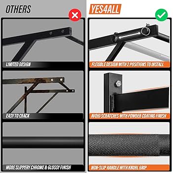 Exercise Equipment For Home Heavy Wall Mounted Multi-Grip Handle