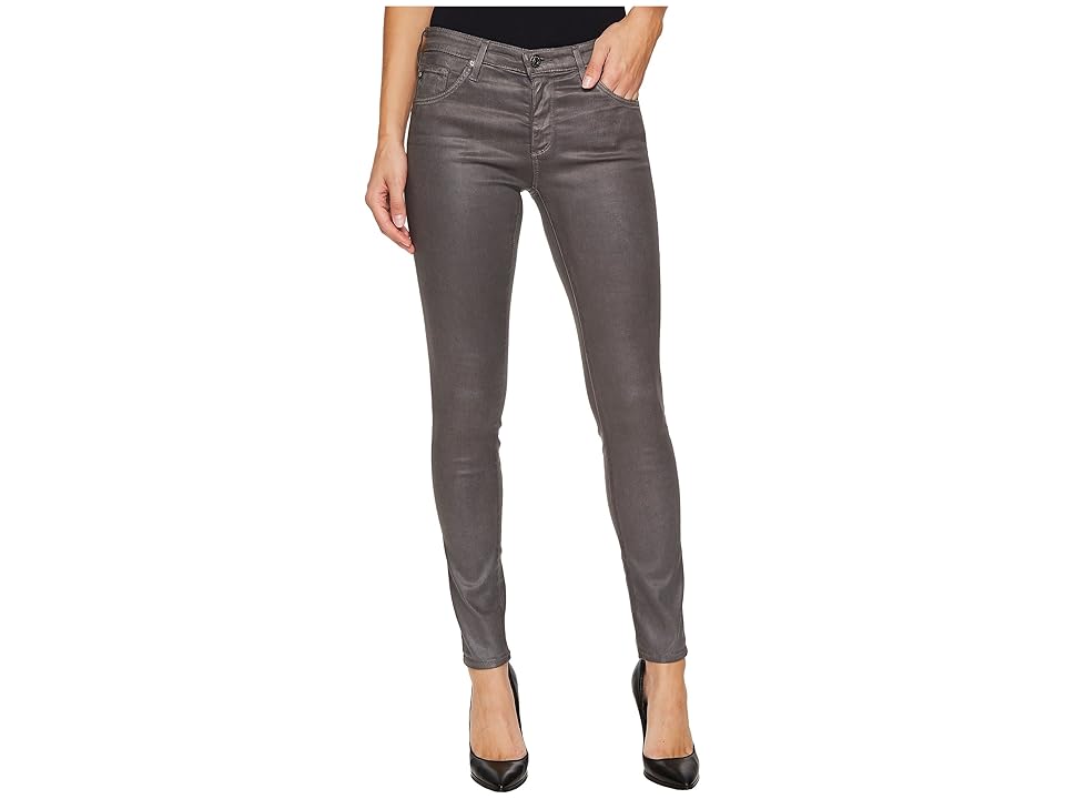 

AG Adriano Goldschmied The Leggings Ankle in Leatherette Light Field Stone (Leatheret te LT Field Stone) Women's Casual Pants, Black