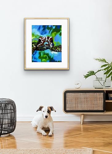 Miniatura 5 de Vichy's Art Sea Turtle - 5" X 7" Handmade Print, Replica Made by Viktor Bevanda, Glossy Layer, Signed, Museum-Quality Print, Acid-Free Luster Paper