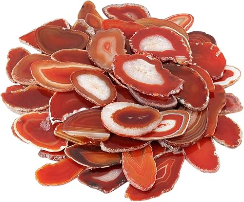 mookaitedecor Láminas de ágata pulida para contraluz, paquete de 12 tarjetas de geoda de ágata