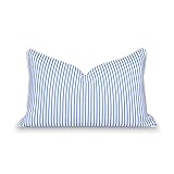 Coastal Patio Indoor Outdoor Lumbar Pillow Cover